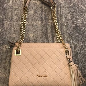 Calvin Klein Quilted Leather Purse
